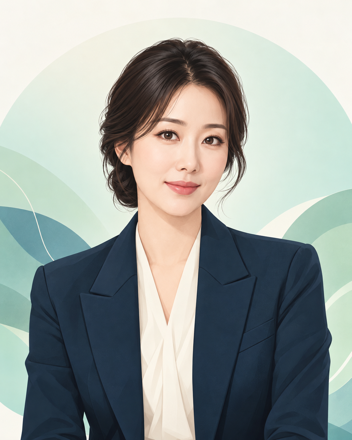 나예진 홍보실장 임시 일러스트